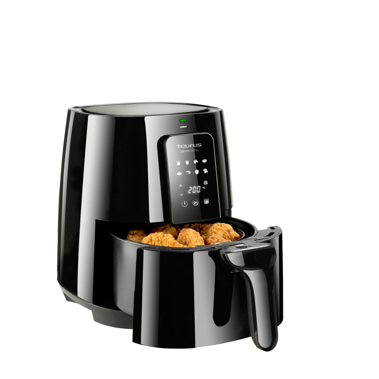 Taurus Air Fryer Cool touch handle, 1500 Watts, 7.5Lit, Black