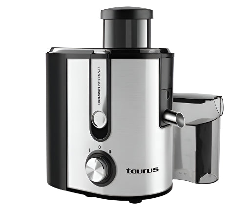 CJ600X /Taurus Juicer Stainless Steel 1.2 L/0.35 L 600 w 2 speeds / 0.35L juice / 1.2L pulp / anti- EXTRACTOR / 600 WATTS