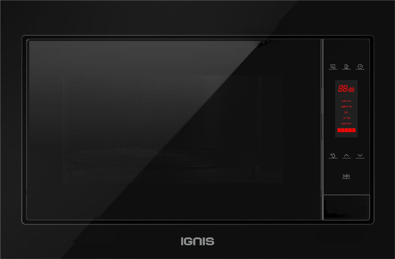 IGNIS Built in Microwave, 31Lit, 900Watts, Black