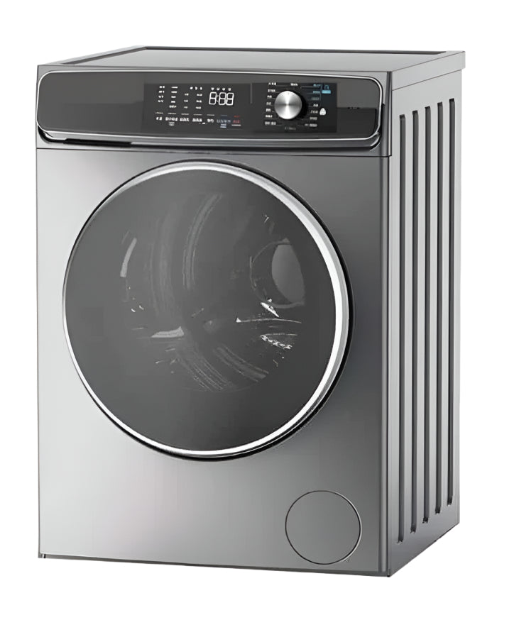 SCHUBERT Front Load Washing Machine, 8KG, 1400rpm, Black Door, Silver