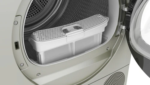 Bosch Condenser Dryer Heat Pump A+++, 9KG, Silver