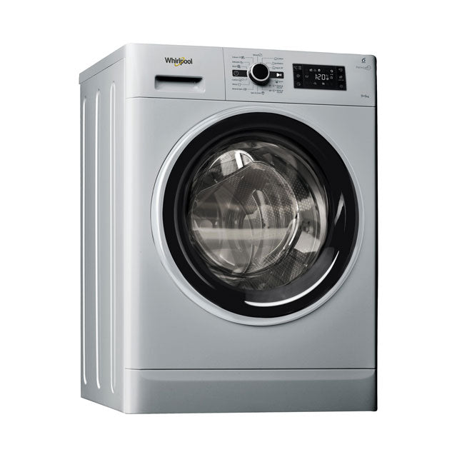 Whirlpool Front Load Washer & Dryer A, 9KG & 6KG, 1400Rpm, Silver