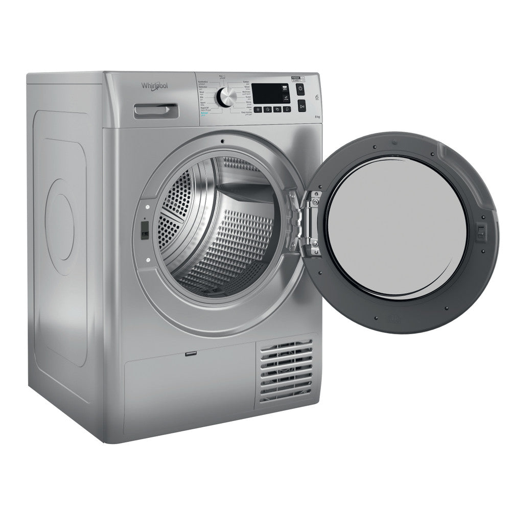 Whirlpool Condenser Dryer Heat Pumpa+, 8KG Fresh Care, Silver