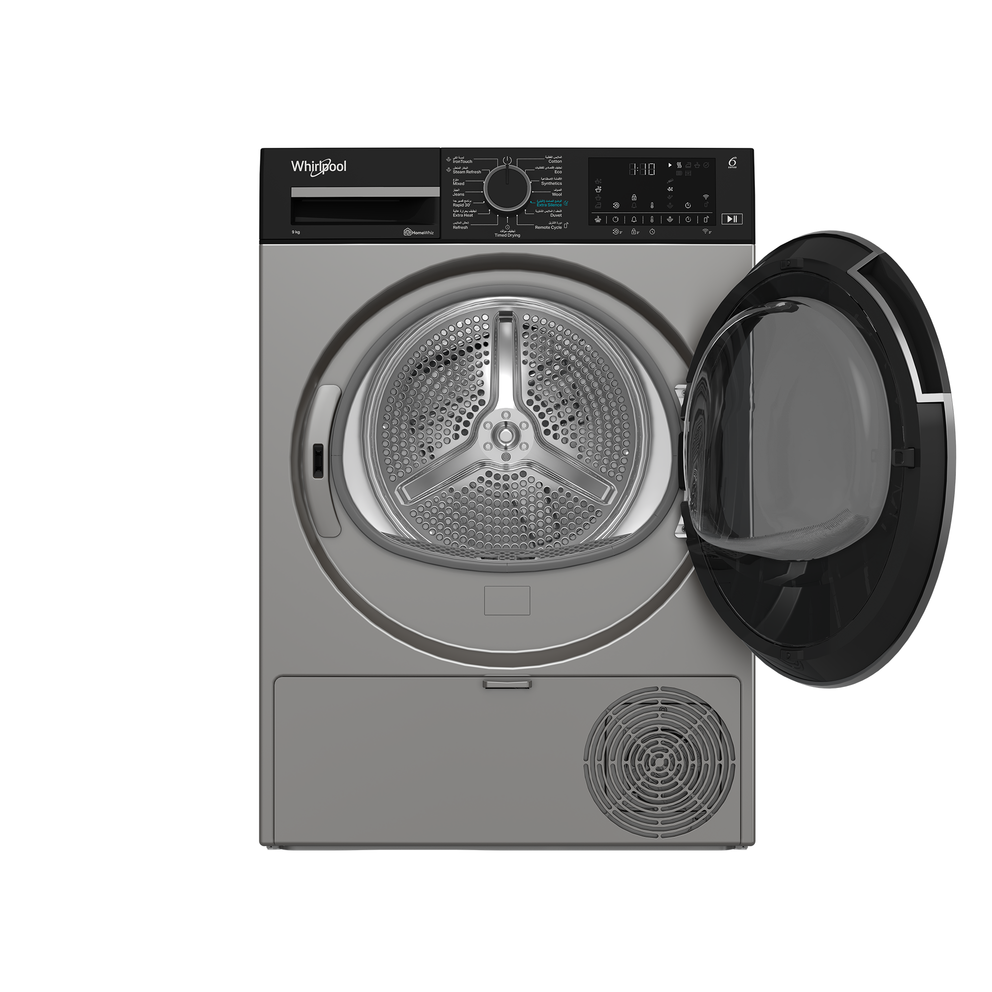 Whirlpool Condenser Dryer Heat Pump A+++, 9KG, Silver