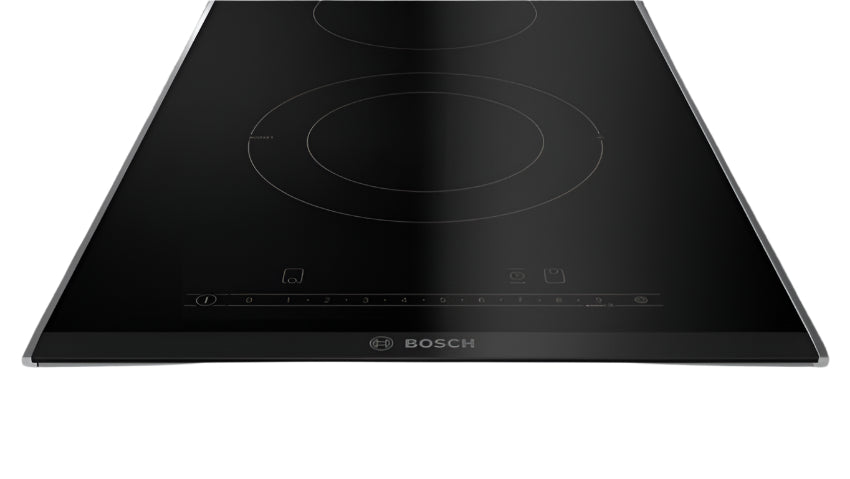 Bosch induction cooktop on a white background