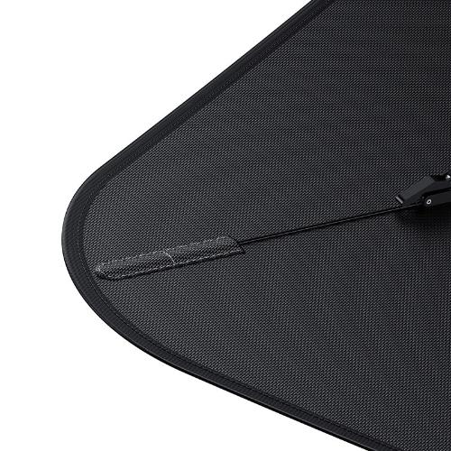 واقي شمس للزجاج الأمامي من سلسلة Baseus Cool Ride، باللون الأسود كلاستر