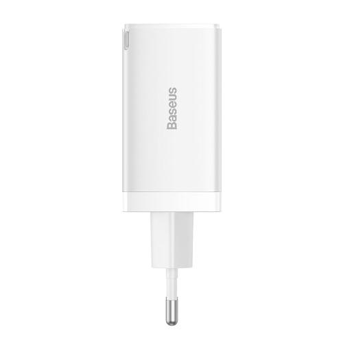 Baseus GaN5 Pro Fast Charger 2C, 65Watts, White