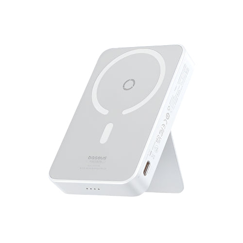 Wireless charging pad on a white background
