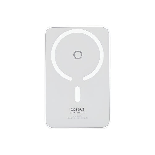 Baseus Mag Pro Magnetic Bracket, Wireless Fast Charging Power Bank, 20Watts, 5000Mah, Stellar White