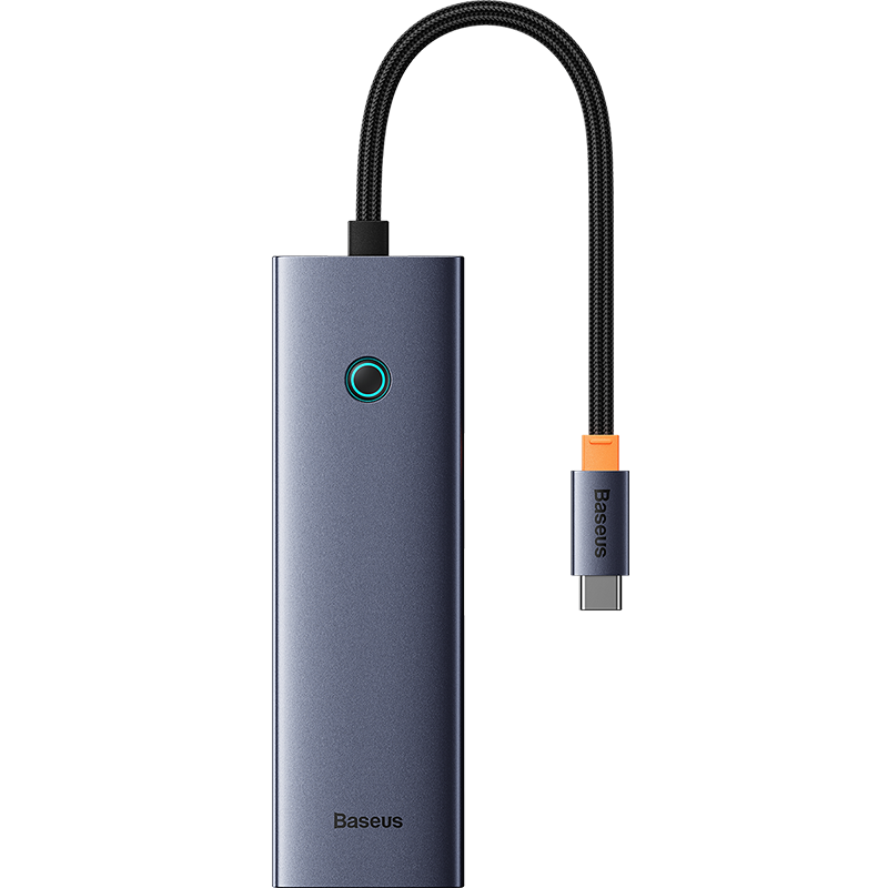 Baseus UltraJoy Series 7-Port HUB Docking Station Space Grey, Type-C to