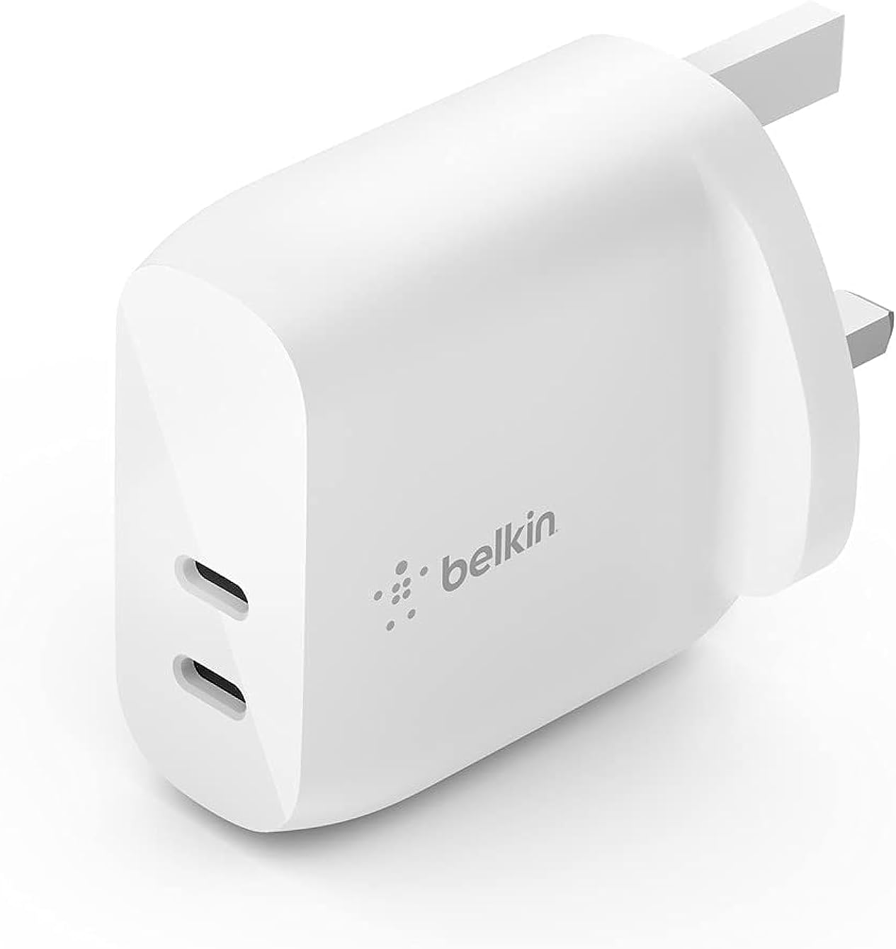 Belkin Dual 20W Usb-C Wall Charger Pd 40W Wht