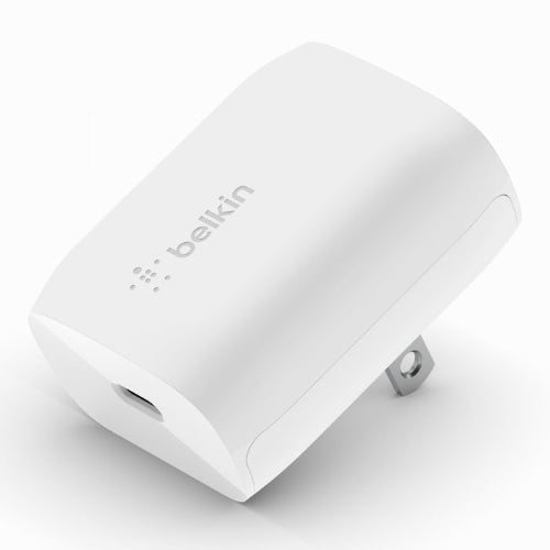 WCA006vfWH / Belkin USB-C Wall Charger 20W, USB-C PD White- 745883841394 CHARGER / 20 WATTS