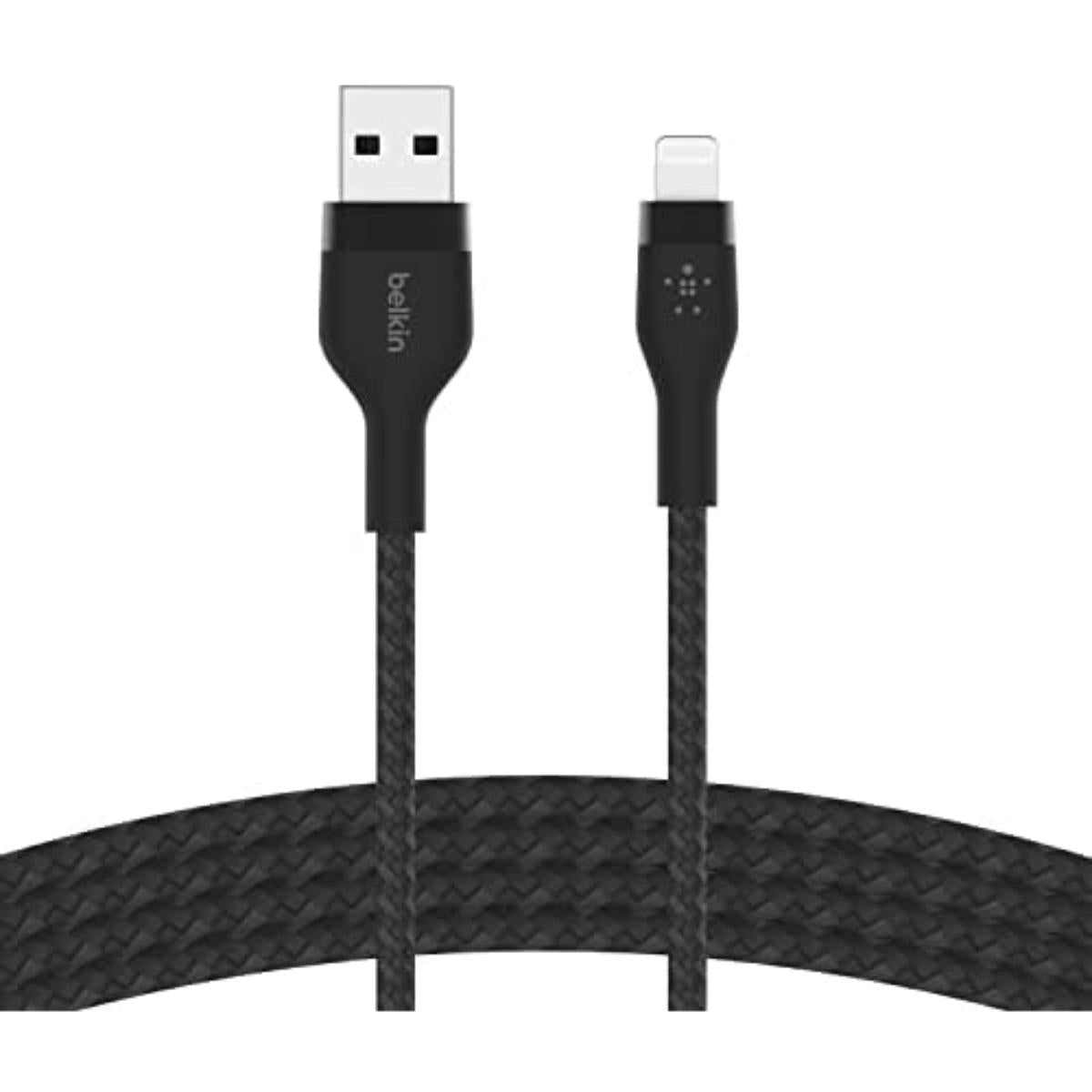 Belkin Caa009Bt1Mbl Boost Flex Usb-C Silicone Cable With Lightning Connector|Color: Blu