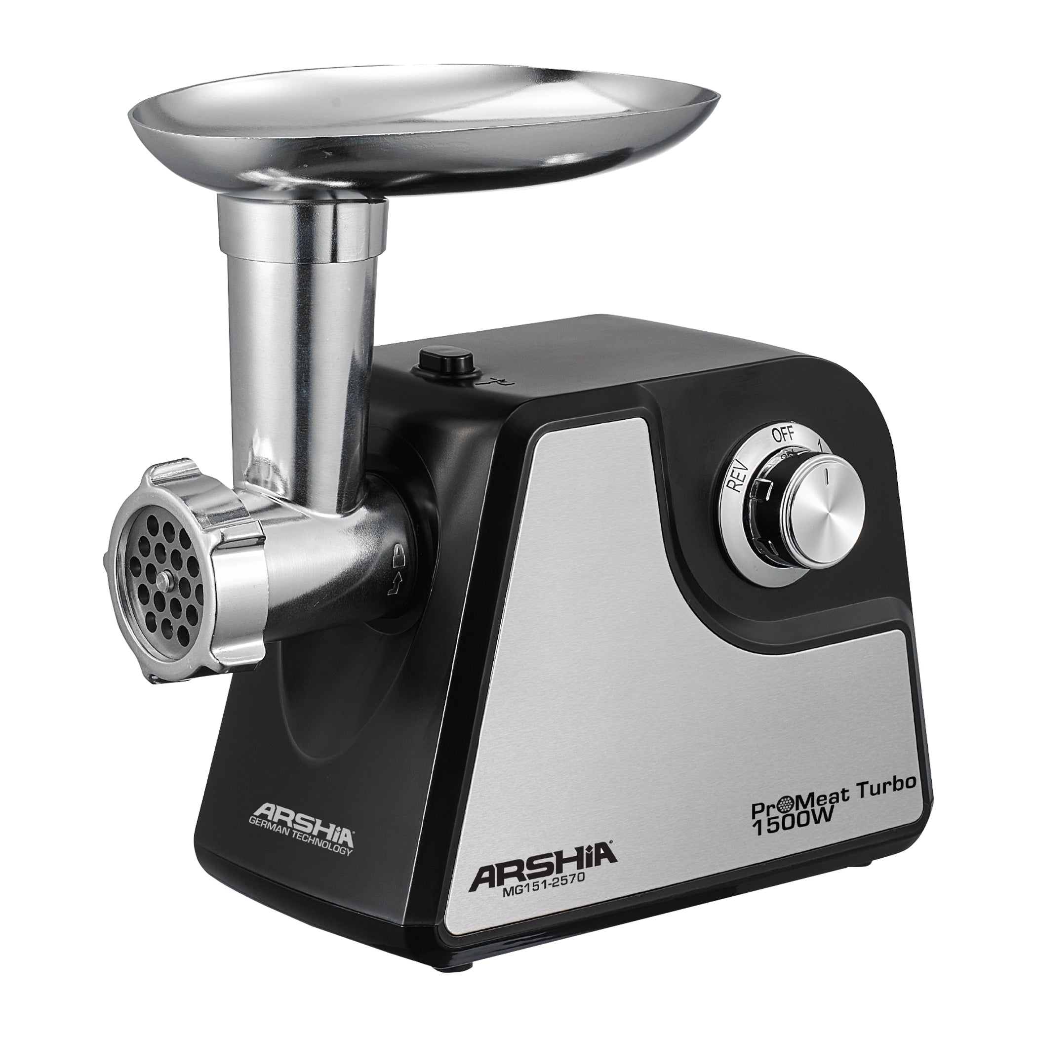 2570/Arshia MEAT GRINDER 1500WATT BLACK 1500 WATTS / BLACK