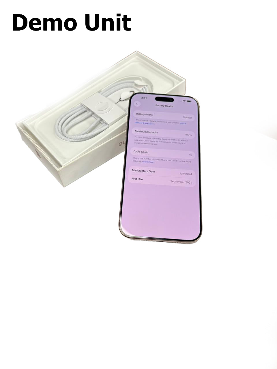 iPhone 16 Pro Max, 256GB, Desert Titanium (Demo Unit)