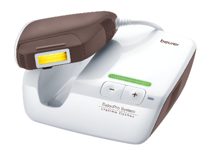 IPL 10000+ / Beurer long-lasting hair removal White, 100,000+ light pulses,Single pulses of intense