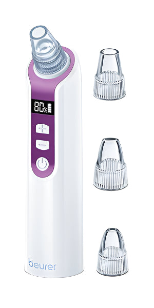 FC 41 / Beurer Pore Cleaner White,3 accessories, Pore ??cleanser for all skin types. Show battery st PORE CLEANER / RECHARGEABLE