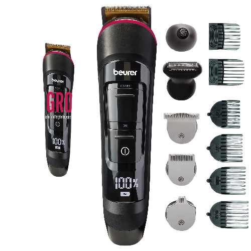 MN9X / Beurer Body groomer black, Incl. 11 attachments for trimming and shaving all body hair Waterp