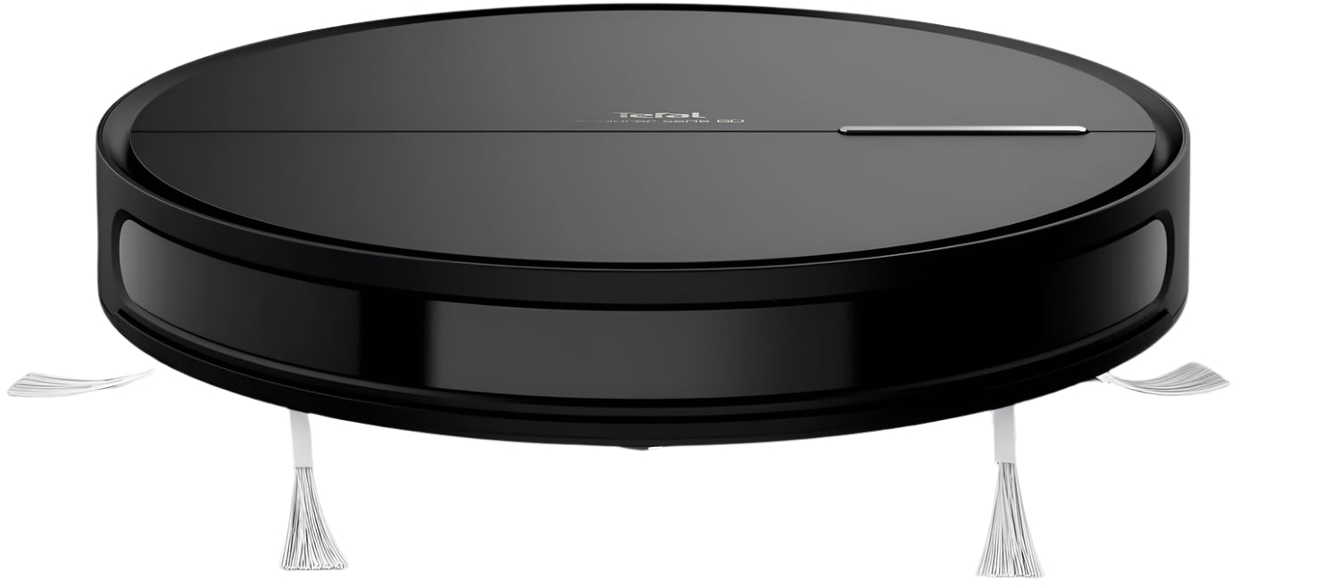 Tefal Robot Vacuum Cleaner, Smart Navigation, Ultra-Thin & Compact, Black