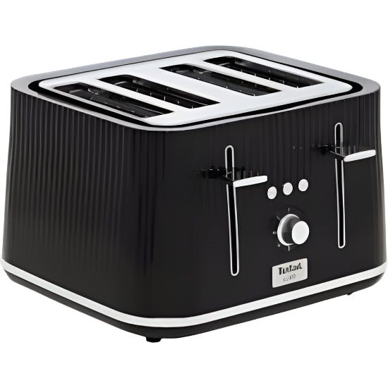 Tefal Loft Toaster, 4Slots, Modern Design, Black