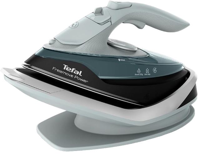 Tefal Free Move Cordless Steam Iron, Continuous Steam, 250Ml, 2600Watts, White