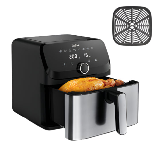 Tefal Air Fryer Extra-Large, 1700 - 2020Watts, 7.5Lit, 8Preset Programs, Compact Size, Black