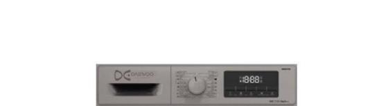 Daewoo Washing Machine, 7KG, 1200RPM, Silver