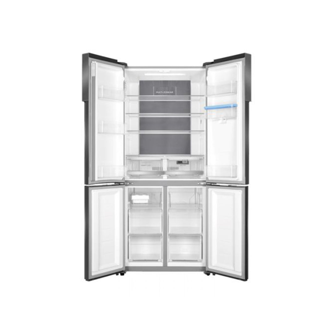 Daewoo Refrigerator Four Door, 601Lit, Inverter Compressor, Digital, Stainless Steel