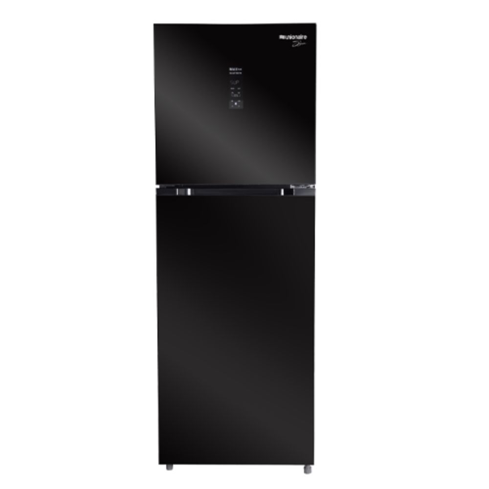 Unionair Top Mount Refrigerator, Two door No frost, 440Lit, Black