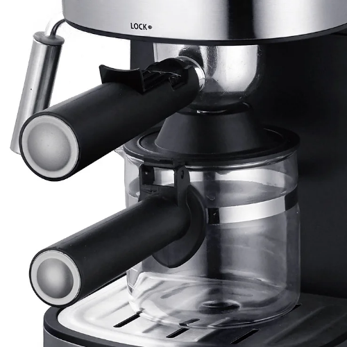 Lexical Coffee Maker Espresso, 800Watts, Black