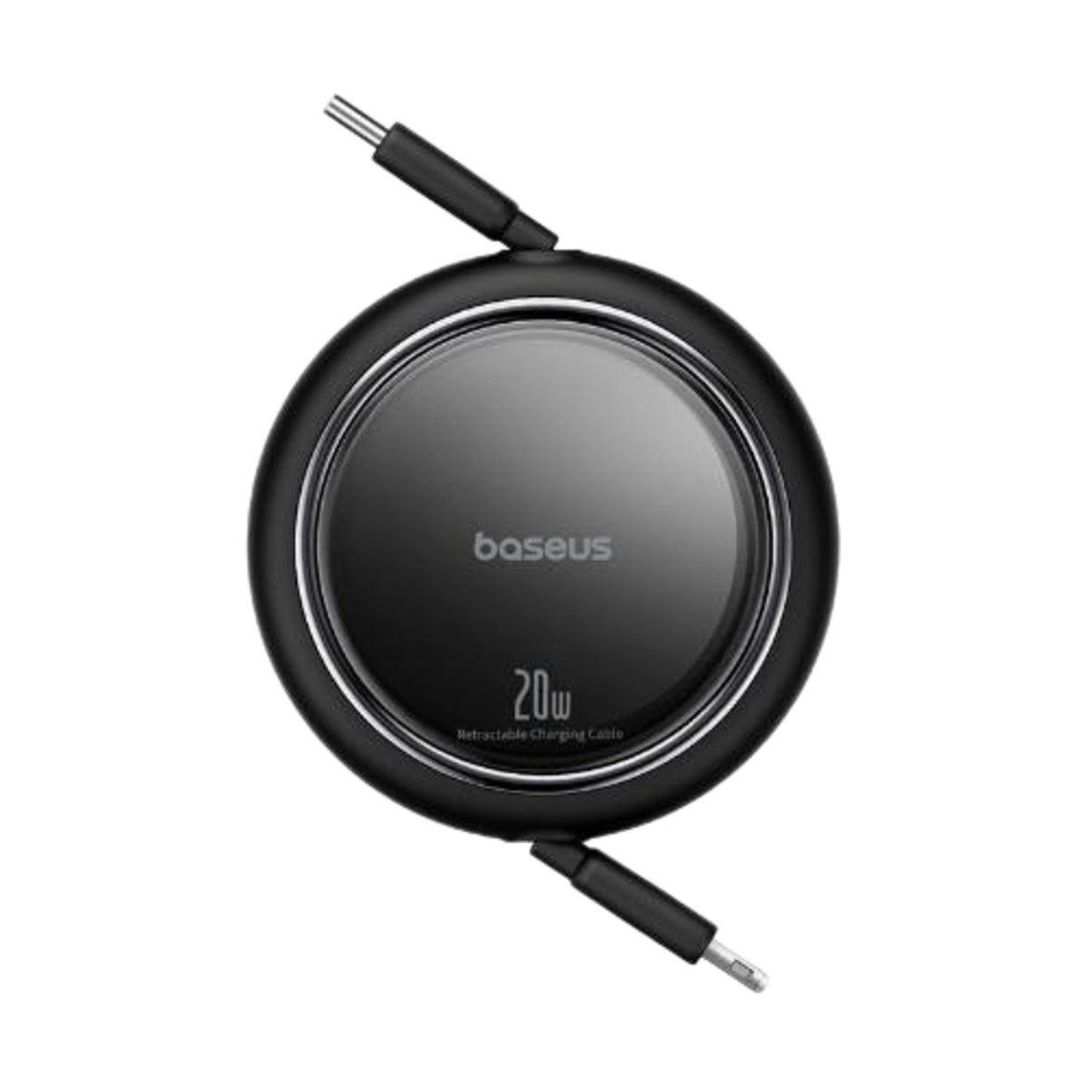 Baseus Free2Pull Retractable USB-C to Lightning Cable, 20W, 1m, Cluster Black