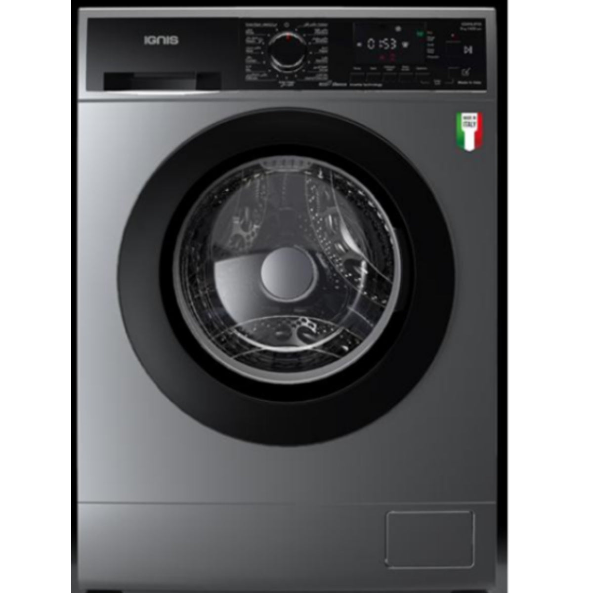 Ignis Front Load Washing Machine Inverter Motor A+++ 11KG 1400RPM Grey
