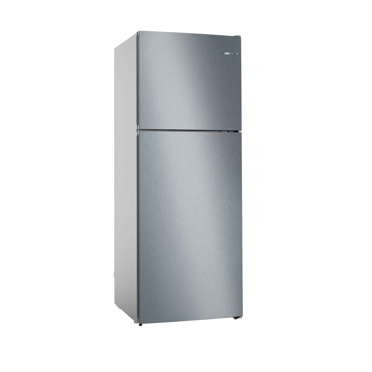 Bosch Free Standing Fridge Freezer with Top Freezer, 186 x 70 Cm, Stainless steel