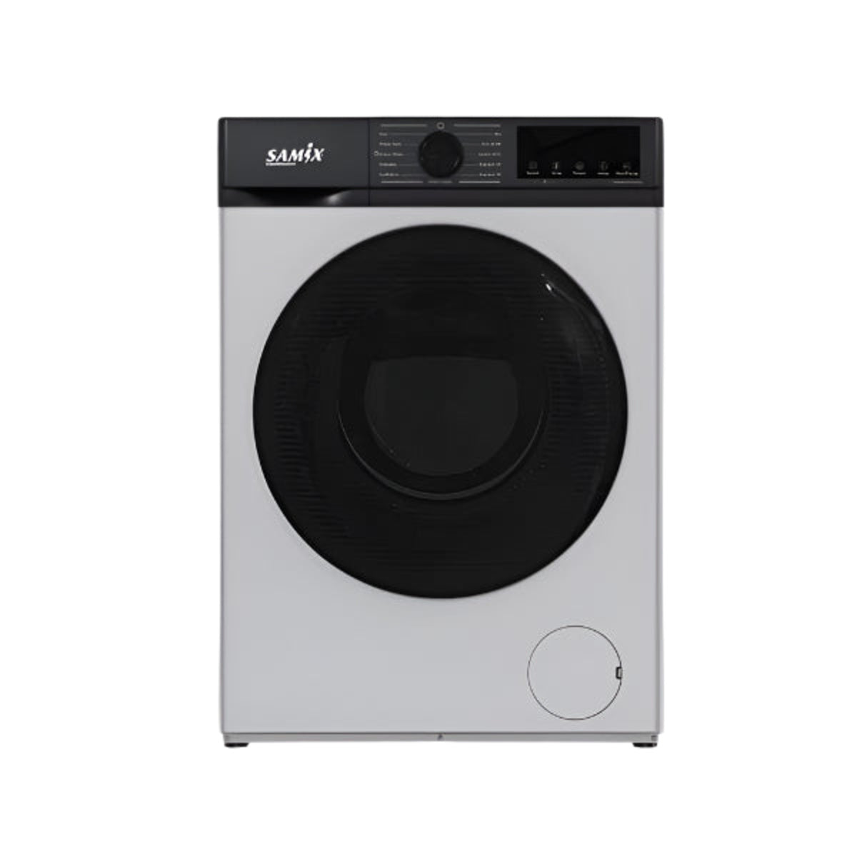 Samix Front Load Washing Machine 8KG 1400RPM Silver