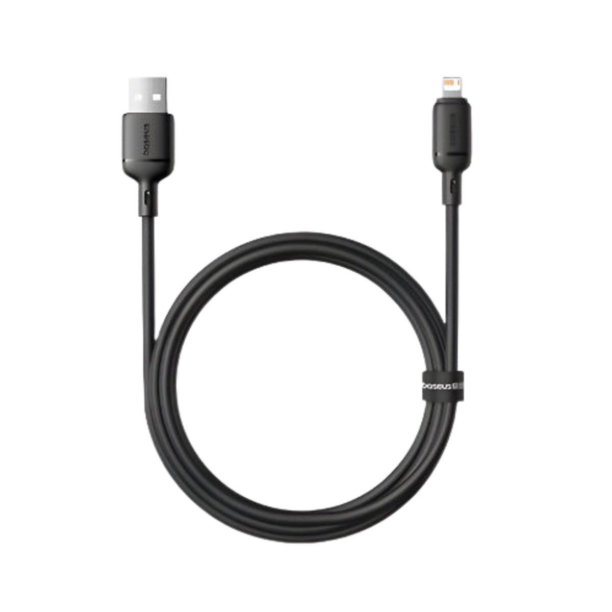 Baseus Silky Series USB-A to Lightning Fast Charging Cable, 1m, 2.4A, Black