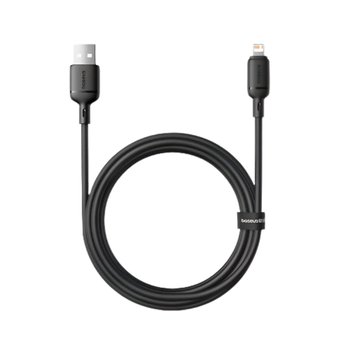 Baseus Silky Series USB-A to Lightning Fast Charging Cable 2m 2.4A — Cluster Black