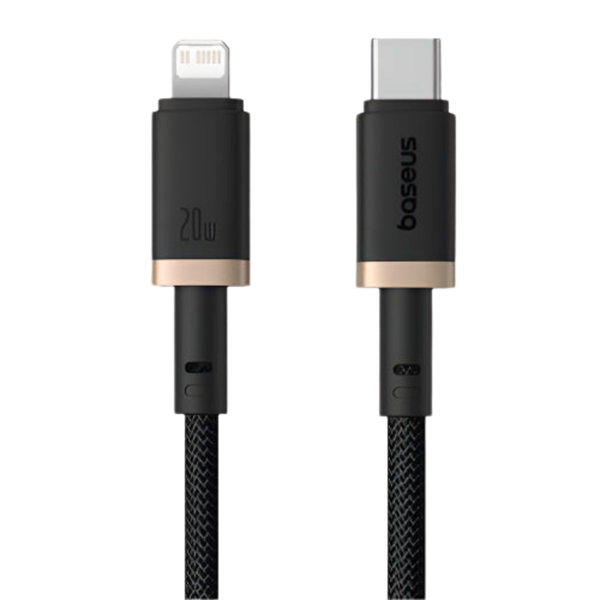 Baseus Dura Series USB-C to Lightning Fast Charging Cable, 20W, 2m, Black/Gold