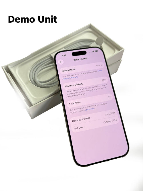 iPhone 16 Pro, 256GB, Natural Titanium (Demo Unit)