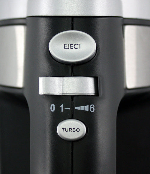 Control panel with 'Eject' and 'Turbo' buttons on a kitchen appliance.