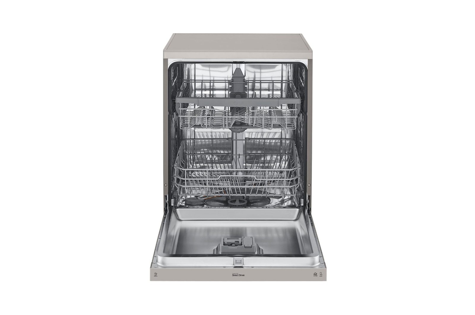 LG Free Stand Dishwasher A++, 14Sets, 9programs, Quad Washer, Platinum Silver