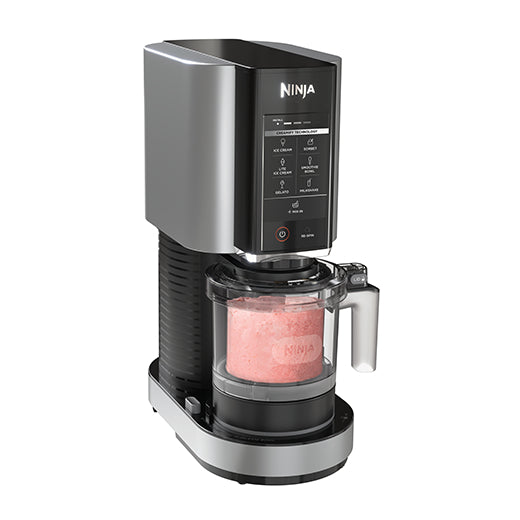 Ninja Ice Cream Maker & Frozen Dessert Maker, 3Tubs, 7Programs, 1.4Lit, Silver