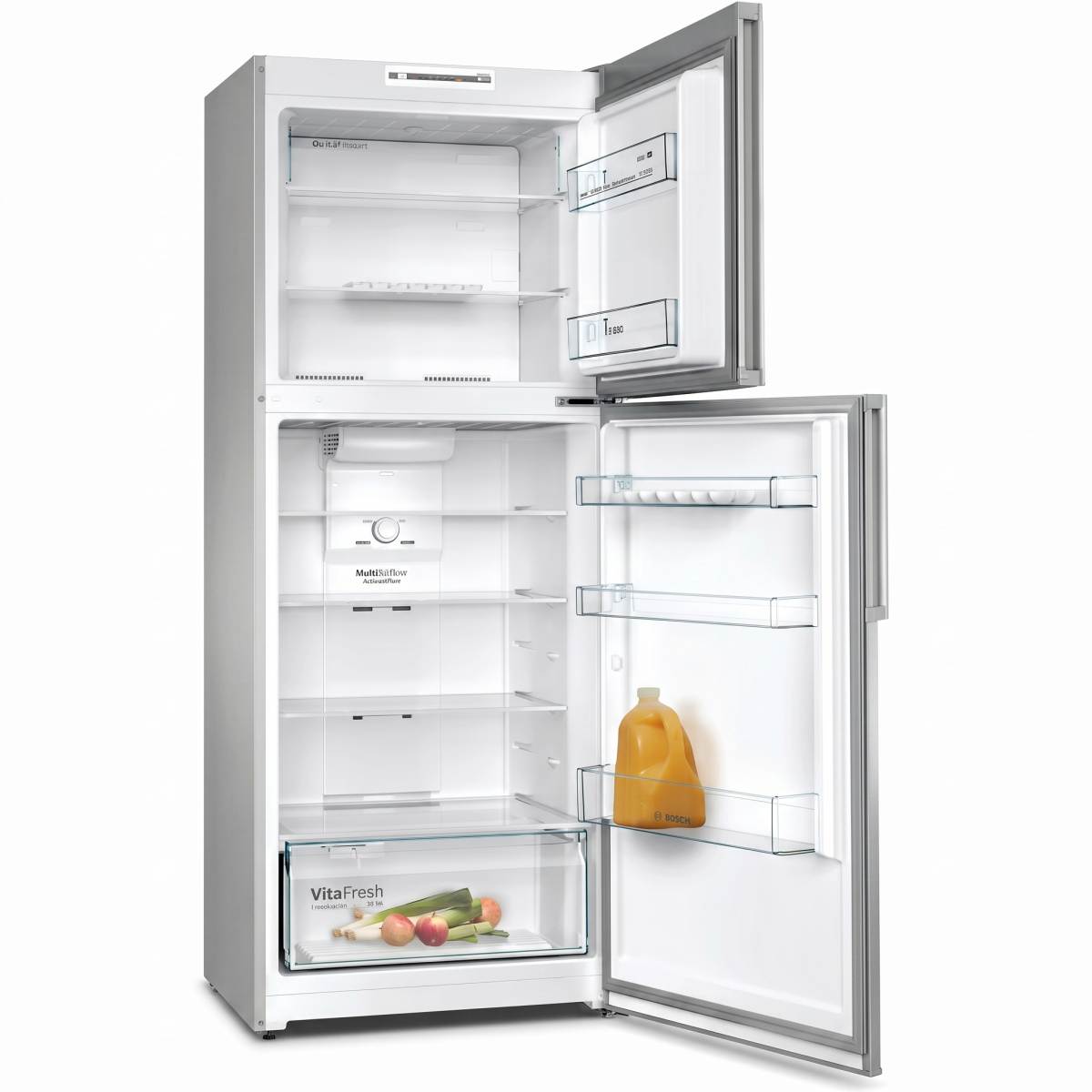 Bosch Top Mount Refrigerator with Freezer, White