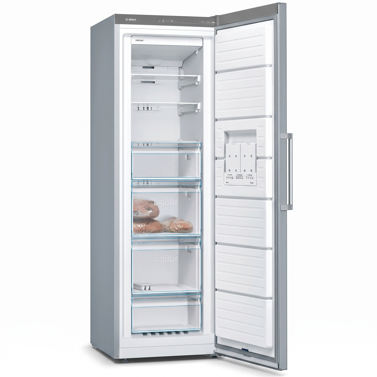 Bosch Upright Freezer Series 4 A++, 60Cm, 242Lit, Stainless Steel