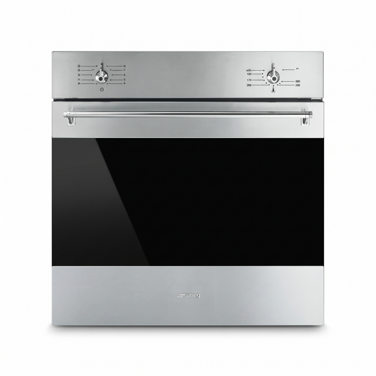 Smeg Built-In Gas Oven A, 60Cm, 70Lit, Stainless Steel