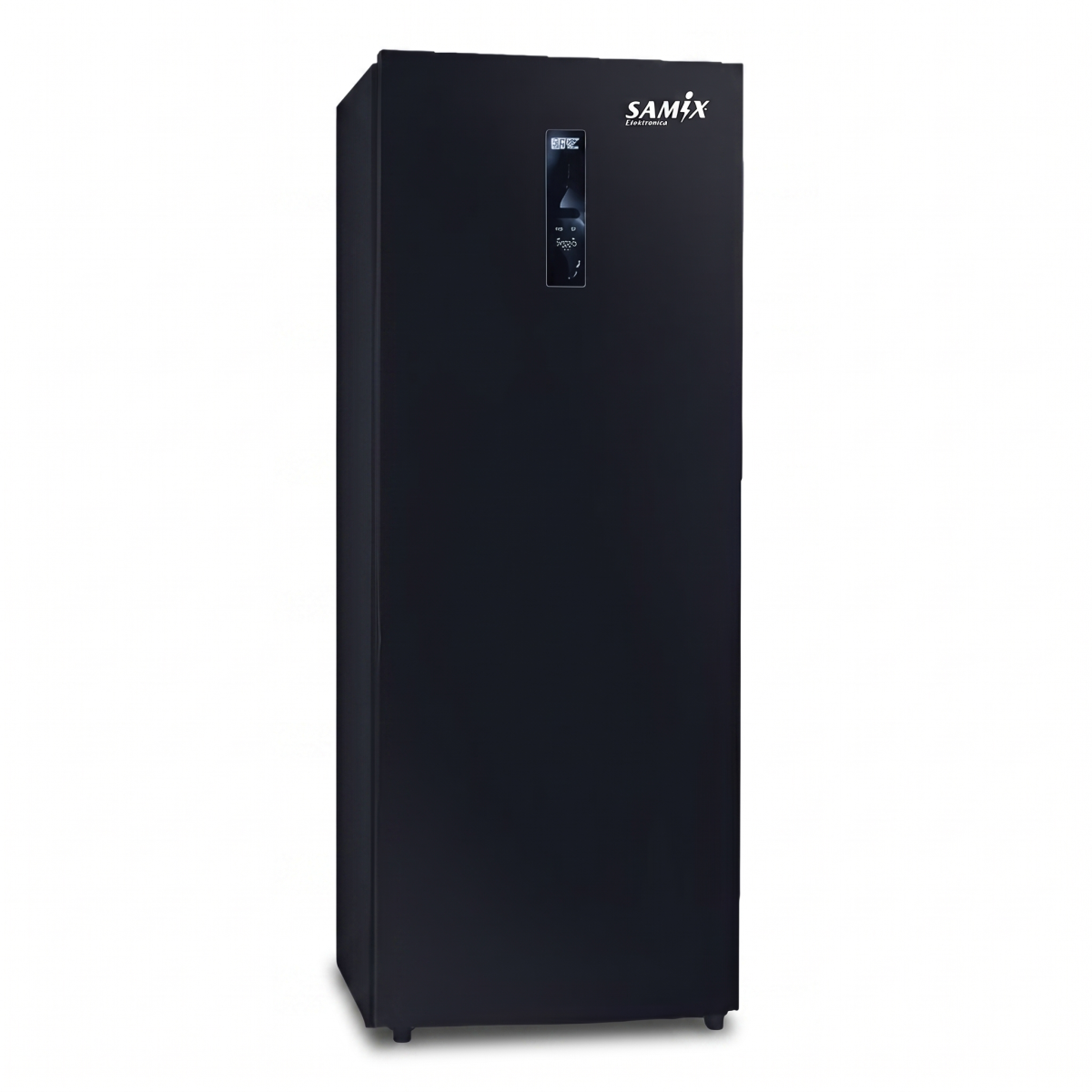 Samix Upright Freezer, Digital Touch, No Forst, 6Drawers, 205LIt, Black Glass