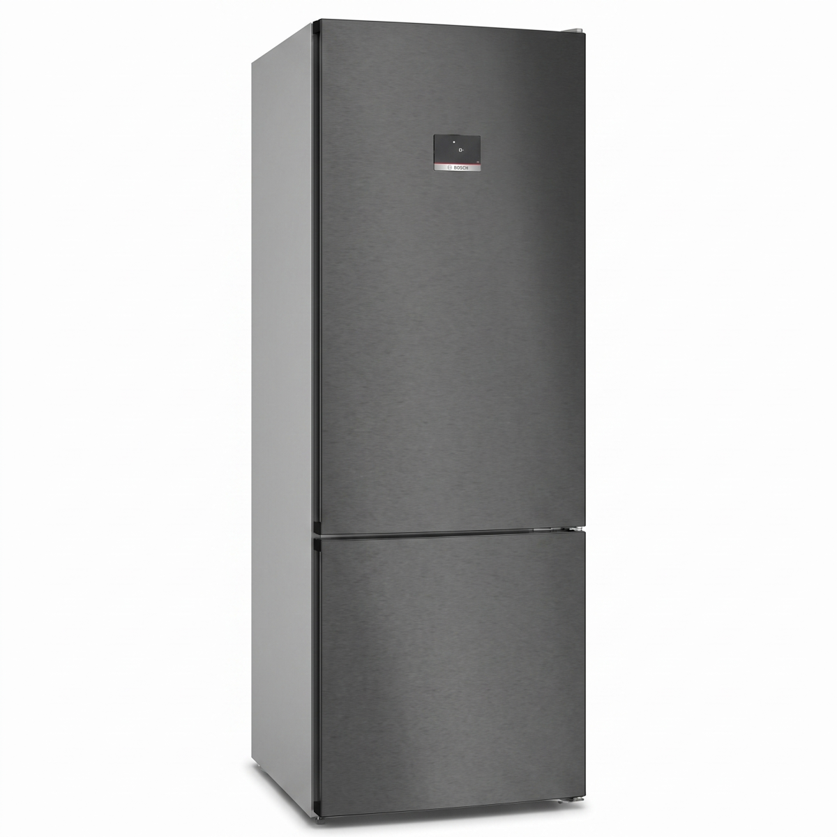 Bosch Bottom Frezzer Refrigerator, Free-Standing, 505Lit, French, Black Steel