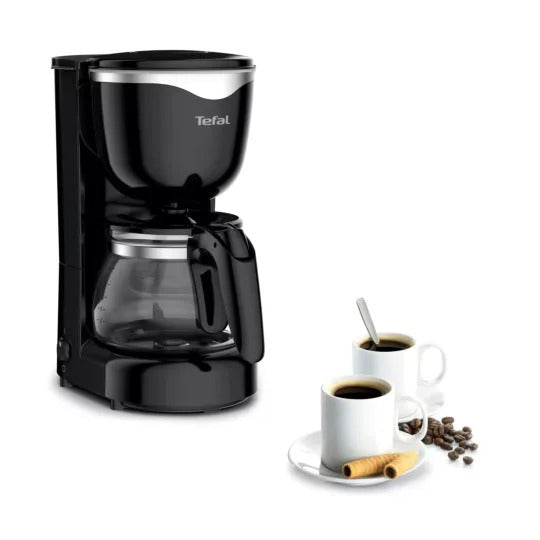 Tefal Filter Coffee Maker, 0.6Lit, Black