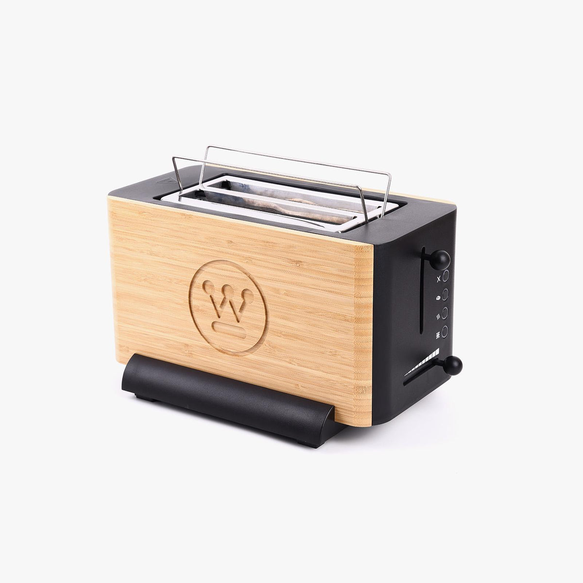 Westinghouse Bambo Toaster, 2Slices, 1400Watts, Black / Light Brown