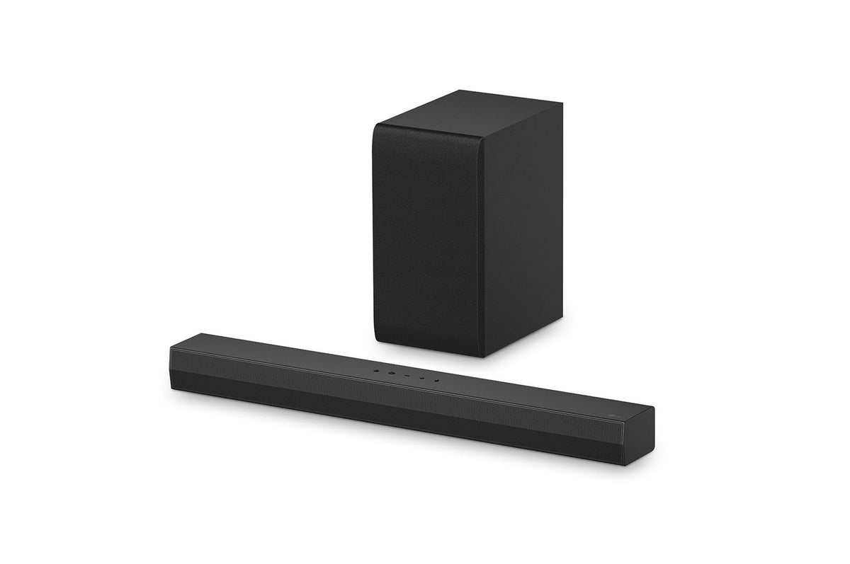 LG Sound Bar 2.1Ch, Wireless Subwoofer, 300Watts, Black