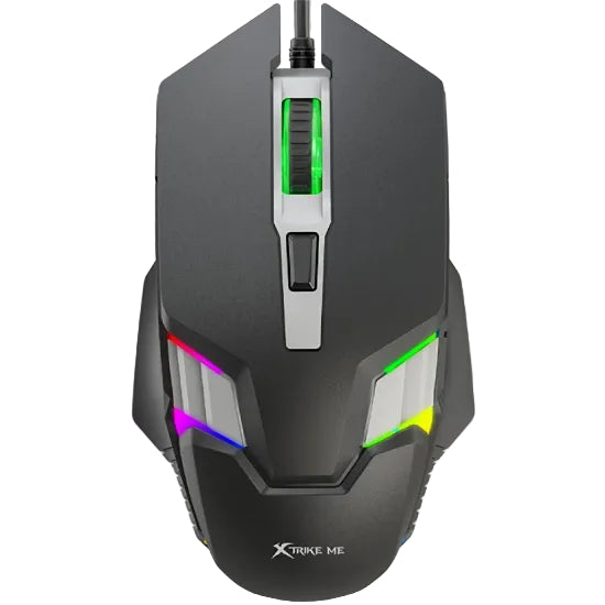SHT Wired RGB Gaming Mouse, 3Million Lifespan, Black
